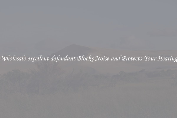 Wholesale excellent defendant Blocks Noise and Protects Your Hearing