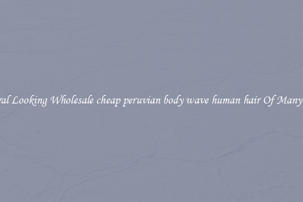Natural Looking Wholesale cheap peruvian body wave human hair Of Many Types