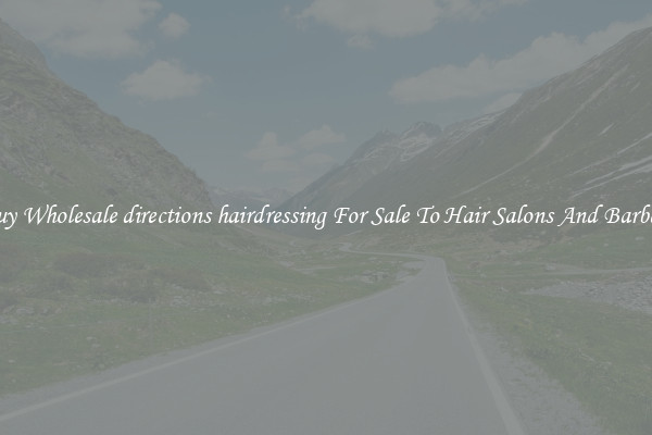 Buy Wholesale directions hairdressing For Sale To Hair Salons And Barbers