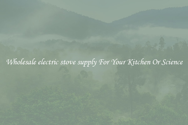 Wholesale electric stove supply For Your Kitchen Or Science