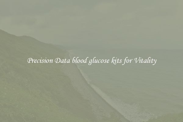 Precision Data blood glucose kits for Vitality